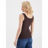 Afbeelding van COJ Denim top Olivia - Chocolate Plum