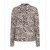 Afbeelding van Red Button blouse SRB5061 Zebra - Espresso