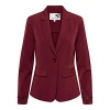 Afbeelding van &Co Women blazer Presley travel - Wine Red