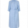 Afbeelding van Red Button jurk SRB4774 Pinstripe - Light Blue