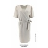 Afbeelding van Fos jurk Edith uni - Beige