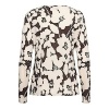 Afbeelding van &Co Women top Vigo Big Flower - Chocolate multi