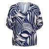 Afbeelding van &Co Women top Amelie Weave - Blue multi