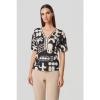 Afbeelding van Batida top 2421-Black luxe print