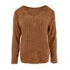 Afbeelding van FOS trui Bella chenille - Camel