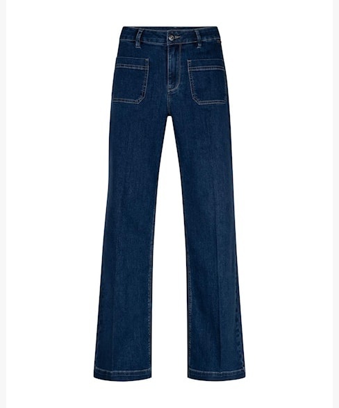 Red Button jeans SRB5169 Colette front patch - Midstone