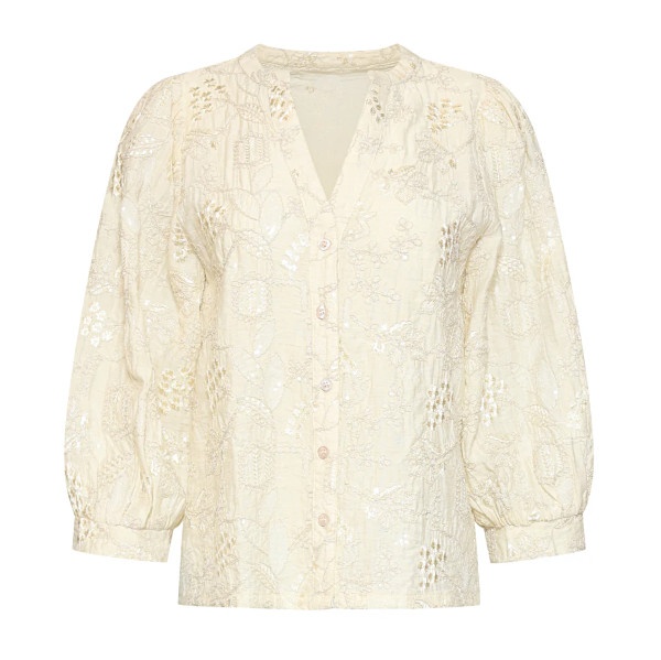Smashed Lemon blouse 26325 - Offwhite/Silver