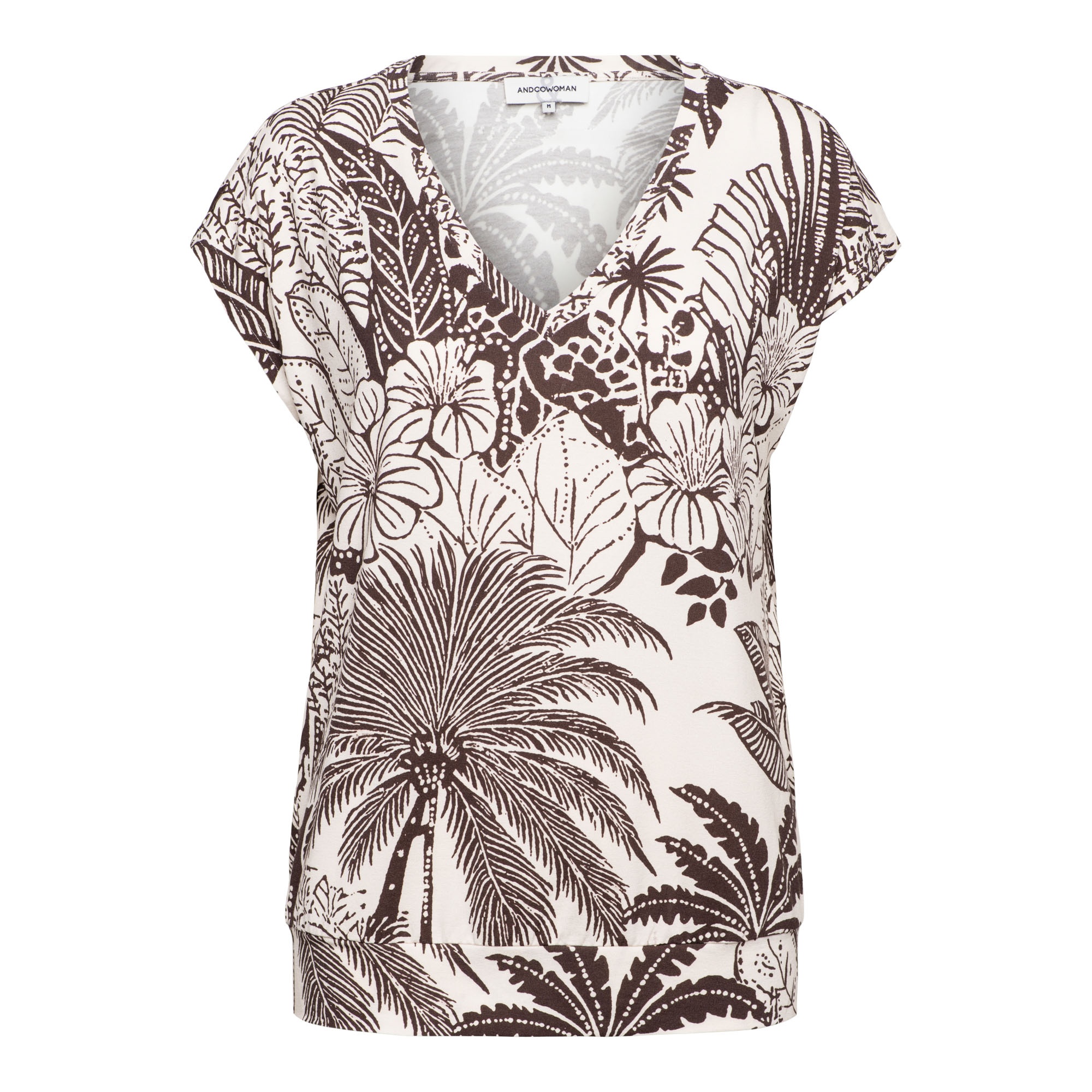 &Co Women top Lucia Choco Duo - Chocolate multi &Co Women top Lucia Choco Duo - Chocolate multi