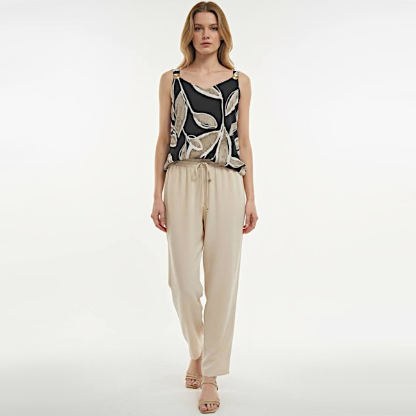 Batida broek 2433 - Cream