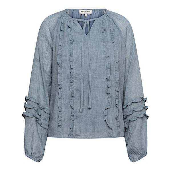  &Co Women blouse Willeke - dark Slate 