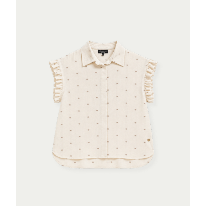 Elvira blouse Emma - Sand dots