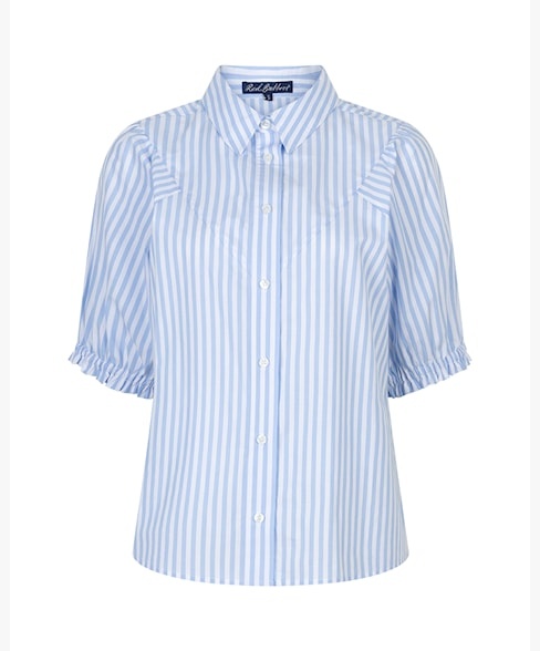 Red Button blouse SRB4983 Victoria - Lightblue