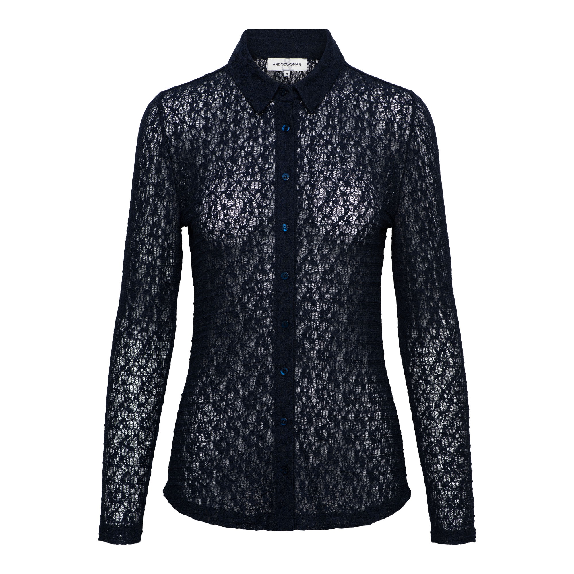 &Co Women blouse Tina lace - Night Blue