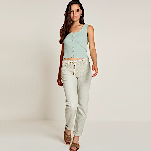 Para Mi broek Bobby - Light olive