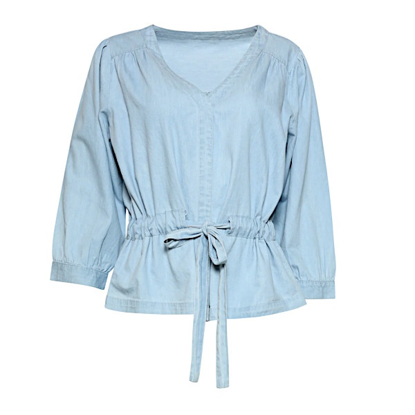 Smashed Lemon top 26182 - Denim