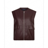 Red Button gilet SRB5040 - Ivy faux leather - Burgundy