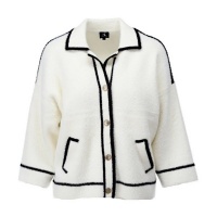 K-Design vest B846 - Ecru