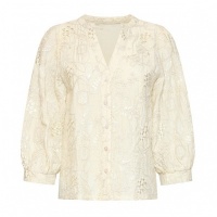 Smashed Lemon blouse 26325 - Offwhite/Silver