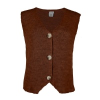 Fos gilet Mindy - Bruin