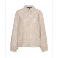 Red Button blouse SRB5010 - Stone