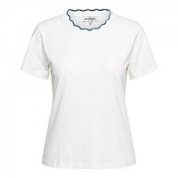 &Co Women top Taia - Offwhite/Indigo