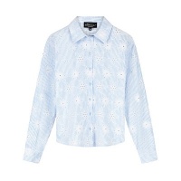Elvira blouse Falon-Striped blue