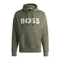 Hugo Boss hoodie Webasic Hood - Open Green