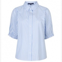 Red Button blouse SRB4983 Victoria - Lightblue