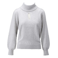 K-Design trui Z809-Light grey melange