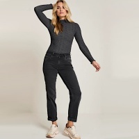 Para Mi broek Bibi denim - Shadow grey