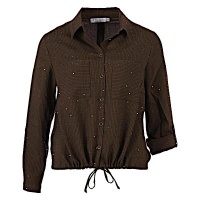 Enjoy blouse 882332 - Donkerbruin