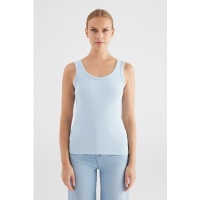 COJ Denim top Olivia - Baby Blue