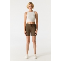 COJ Denim short Alice - Coffee Bean