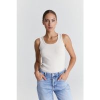 COJ Denim top Olivia - Offwhite