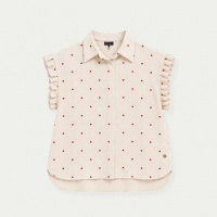 Elvira blouse Emma - Pink dots