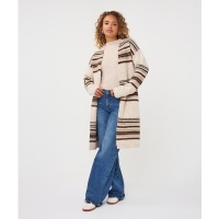 Esqualo vest F26-18504 - Biscuit Melange