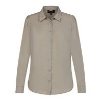 Elvira blouse Minte - Taupe satin