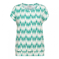 &Co Women top Lieke dancing lines - Green