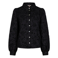 Esqualo blouse W23-15727 - Black