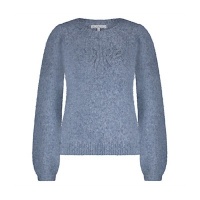 Red Button sweater SRB4615 RB logo - Mid Blue