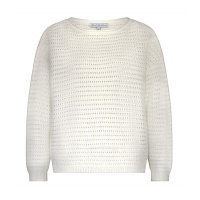 Red Button sweater SRB4651 Fluffy Ajour - Ecru