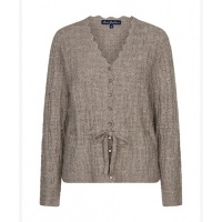 Red Button vest SRB5039 Ajour sparkle - Truffle