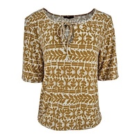 Fos Amsterdam blouson Lexi Olijf - Camel