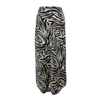 FOS rok Mea zebra satijn - Zwart