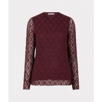 Esqualo top F26-30504 - Merlot