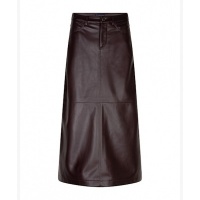 Red Button rok SRB5078 Aline faux leather - Burgundy