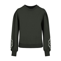 Elvira sweater Merel - Dark green