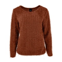 FOS trui Sisi chenille - Cognac