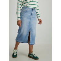COJ Denim rok Evelyn - Light Blue Fringe