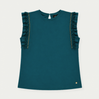 Elvira top Dominique - Petrol